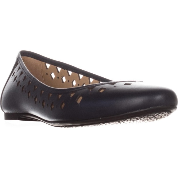 Michael Kors Sunny Ballet Cutout Flats, Admiral - Picture 2 of 10